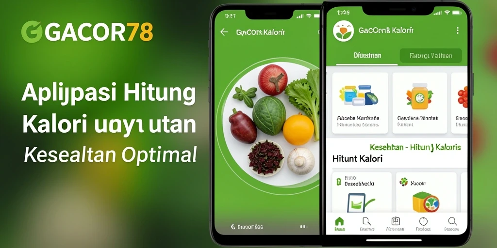 Antarmuka aplikasi GACOR78 yang mudah digunakan untuk menghitung kalori.