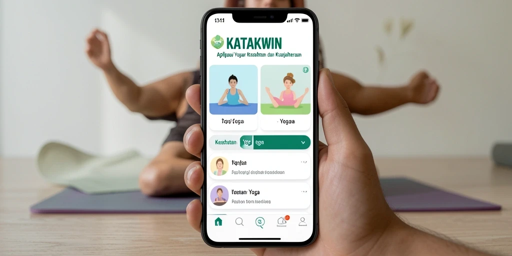 Tampilan antarmuka aplikasi KATAKWIN yang ramah pengguna.