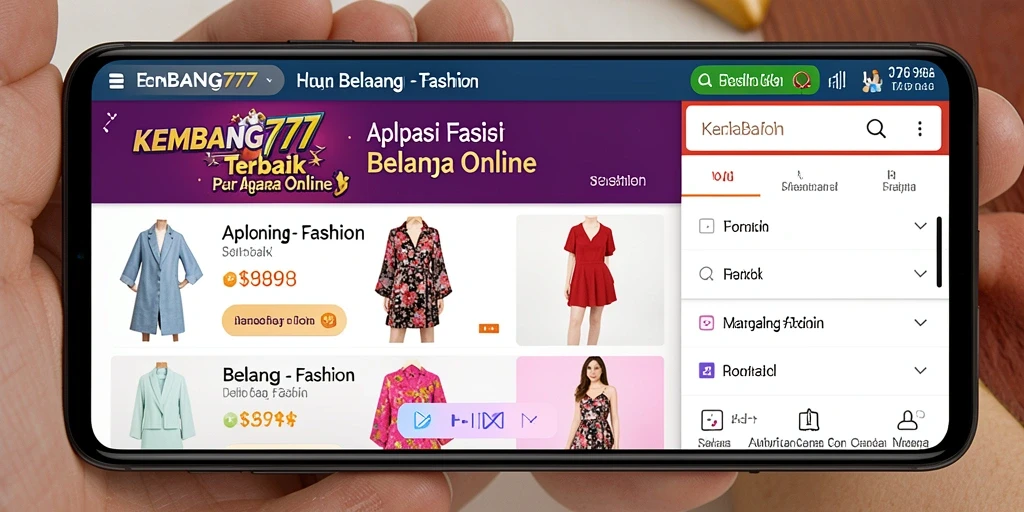 Tampilan antarmuka pengguna KEMBANG777 yang modern dan menarik.