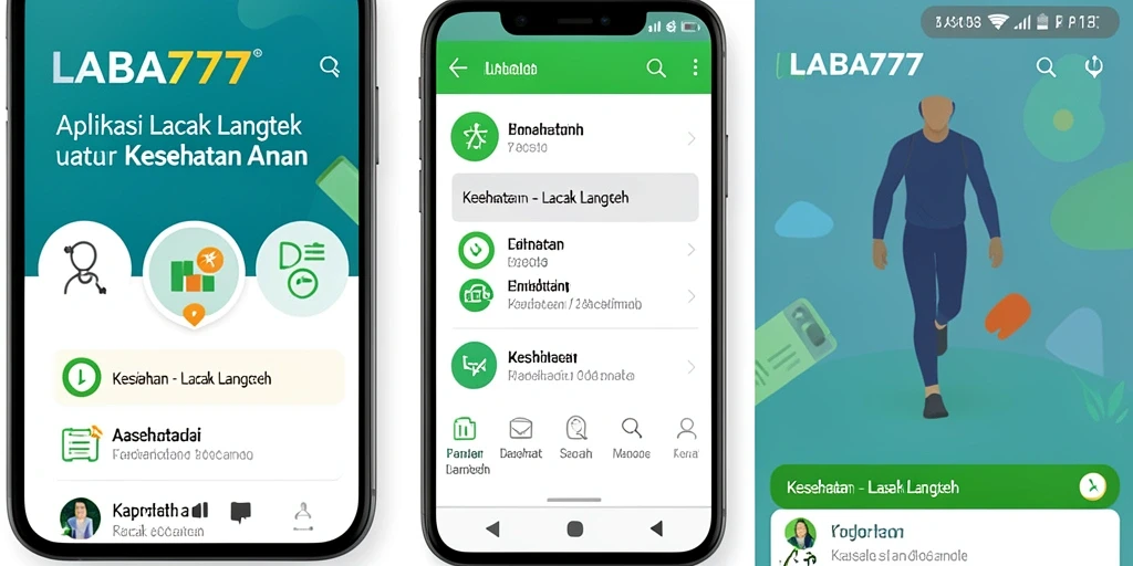 Antarmuka LABA777 menampilkan fitur Lacak Langkah yang interaktif dan informatif.