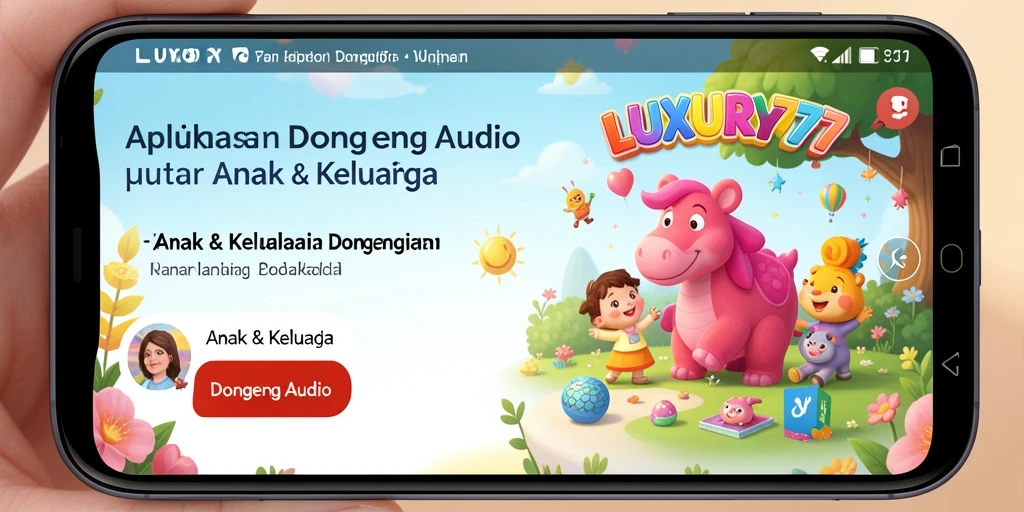 Antarmuka intuitif dari LUXURY777 yang ramah anak.